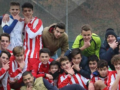 Allievi provinciali esultanza